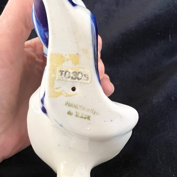 USSR Porcelain Candle Stick Holder & Boy Figurine - Picture 9 of 10